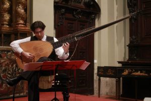 Michel Angers, théorbe, theorbo, tiorba, Fondazione Marco Fodella